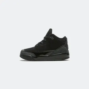 Air Jordan 3 Retro (TD) - Black/Dark Charcoal-White Jordan Clothing