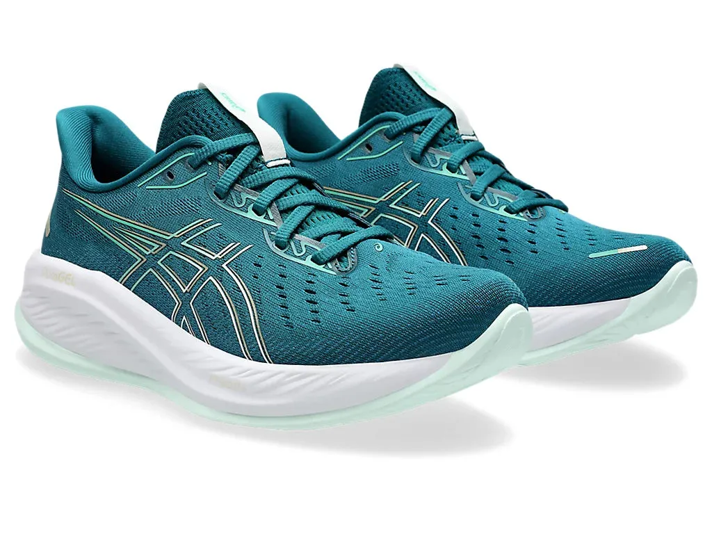 ASICS Womens Gel Cumulus 26 - Rich Teal/Pale Mint (1012B599-300) Asics	Running Shoes