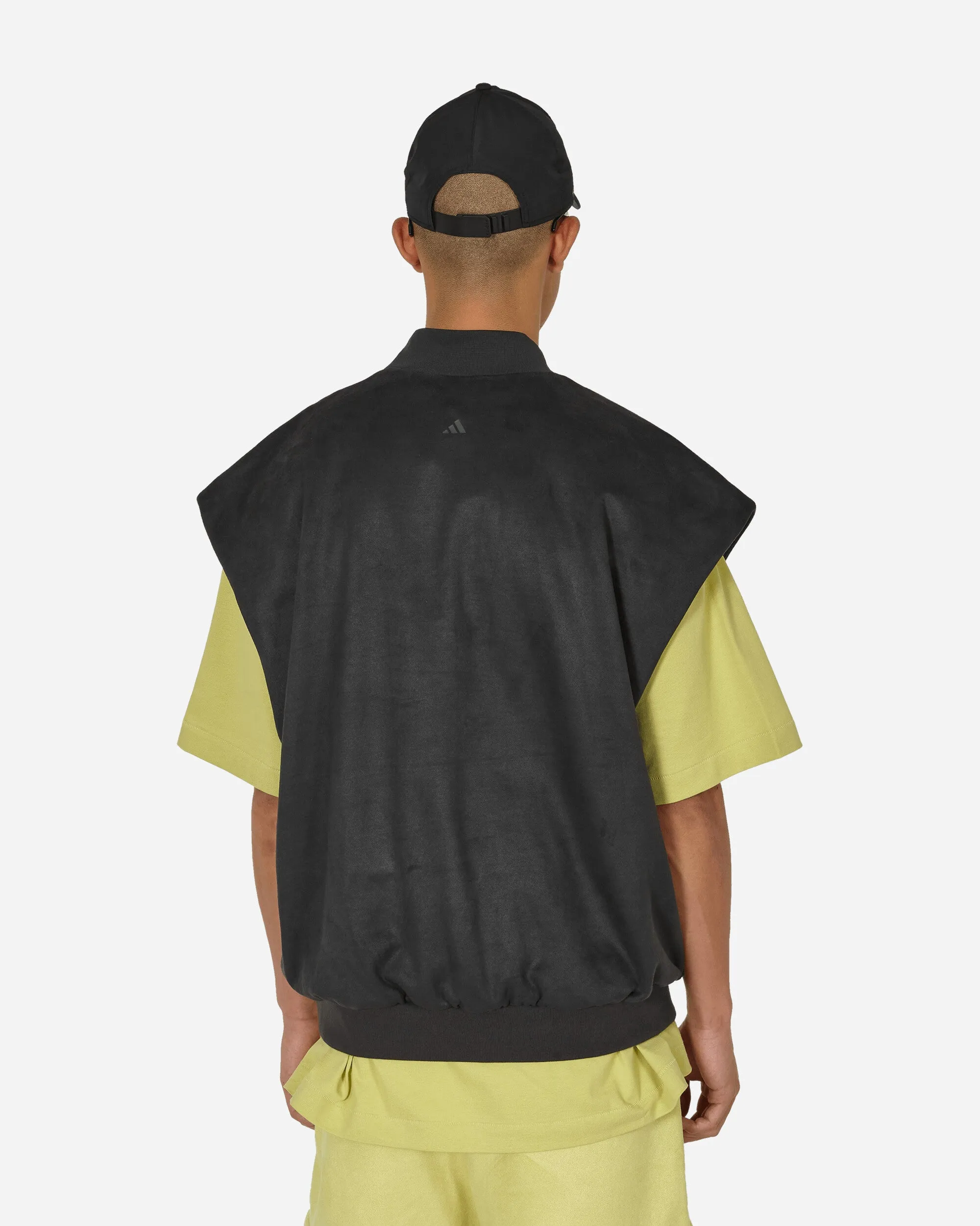 Basketball Sueded Sleeveless Sweatshirt Carbon