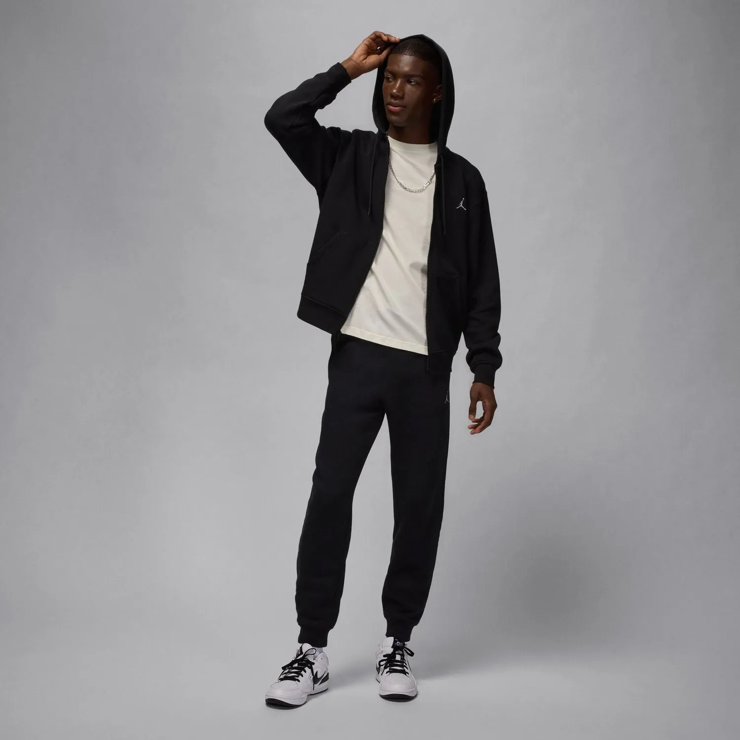 Brooklyn Fleece FZ Hoody - Mens Clothing_Jordan