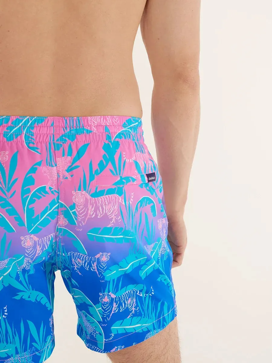 Chubbies 5.5-Inch The Hydrofoils Swim Trunks - Bright Pink Chubbies Clothing