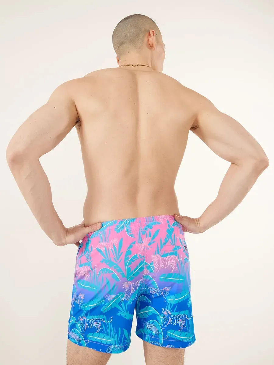 Chubbies 5.5-Inch The Hydrofoils Swim Trunks - Bright Pink Chubbies Clothing