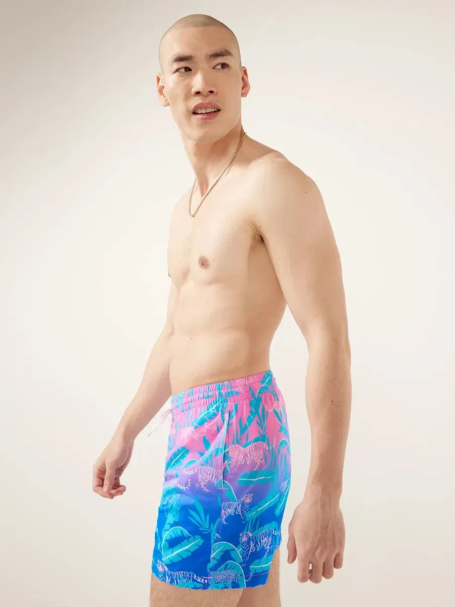 Chubbies 5.5-Inch The Hydrofoils Swim Trunks - Bright Pink Chubbies Clothing