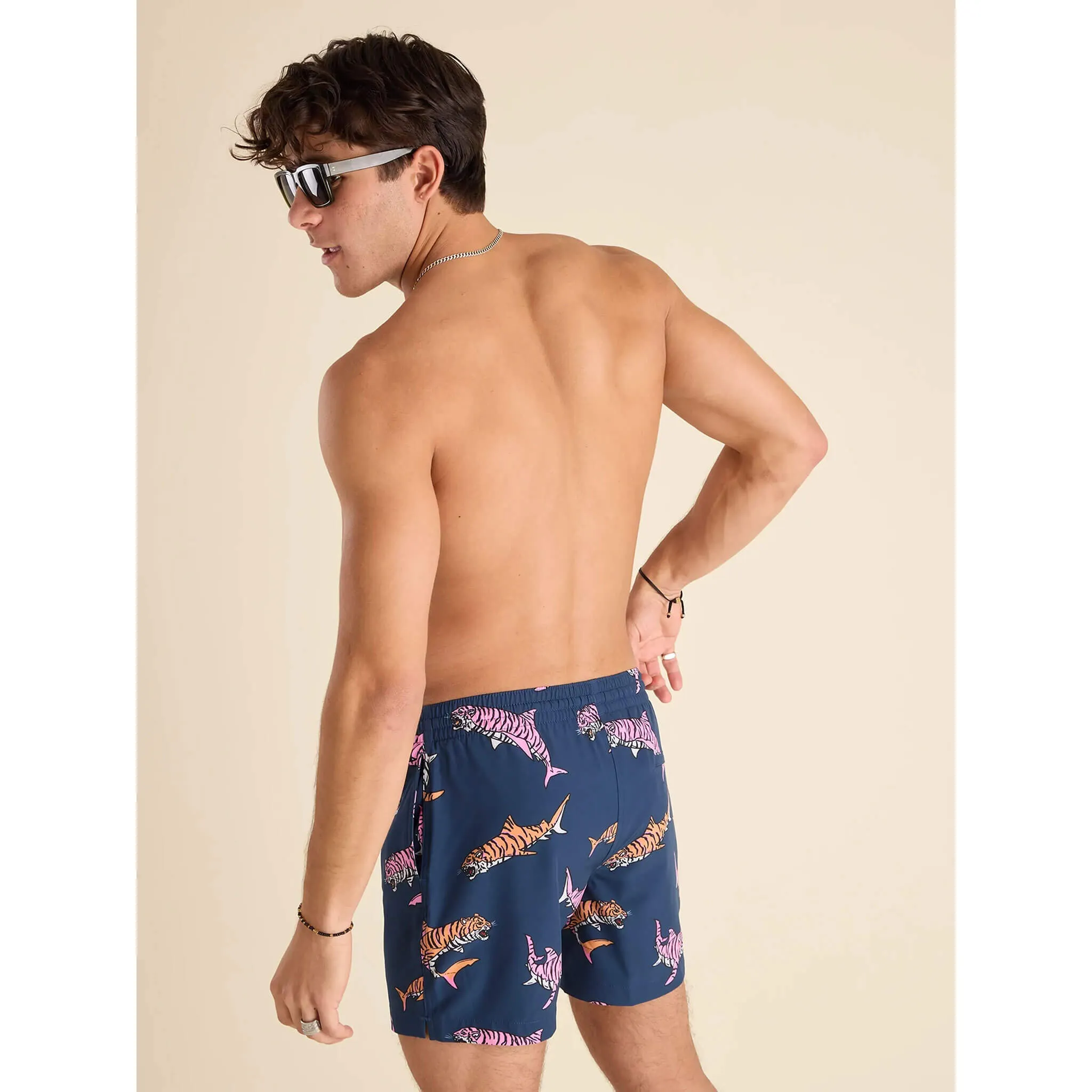 Chubbies 5.5-Inch The King of the Seas Swim Trunks - Navy Chubbies Clothing