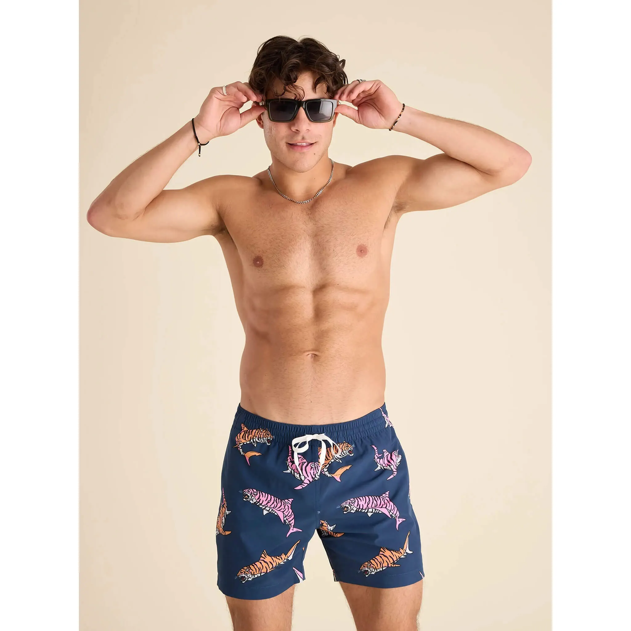 Chubbies 5.5-Inch The King of the Seas Swim Trunks - Navy Chubbies Clothing