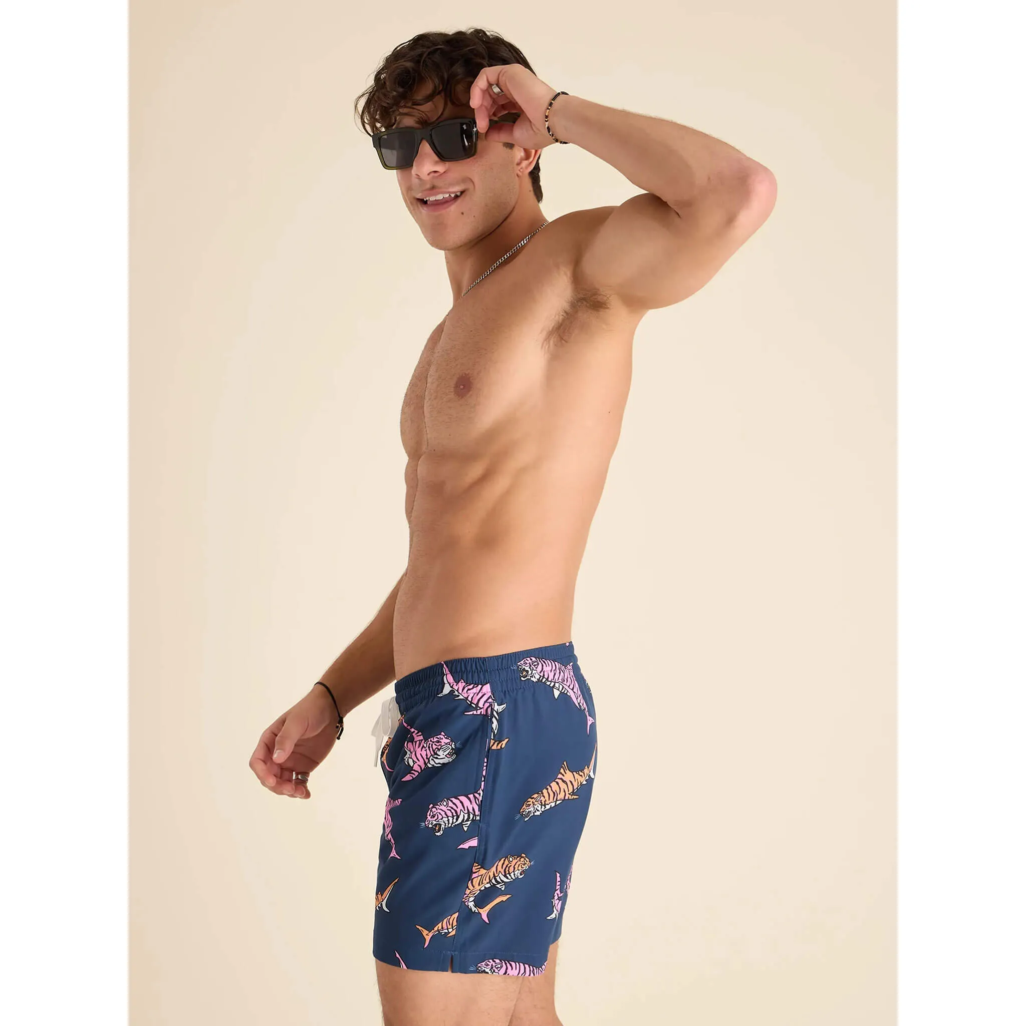 Chubbies 5.5-Inch The King of the Seas Swim Trunks - Navy Chubbies Clothing