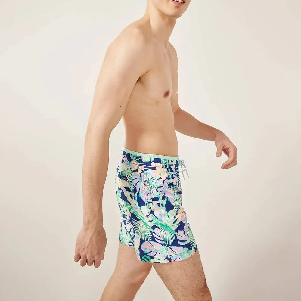 Chubbies 5.5-Inch The Night Faunas Swim Trunks - Navy Chubbies Clothing
