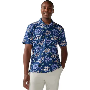 Chubbies The Squad Goal Performance Polo Shirt - Navy Chubbies Clothing