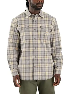 Clothing_Carhartt_Tops Loose Fit Heavy Weight Flannel Long-Sleeve Plaid Shirt