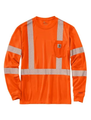 Clothing_Carhartt_Tops Men's Force High-Visibility Long Sleeve Class 3 T-Shirt