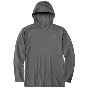 Clothing_Carhartt_Tops Men's Force Sun Defender Lightweight Long-Sleeve Hooded Logo Graphic T-Shirt