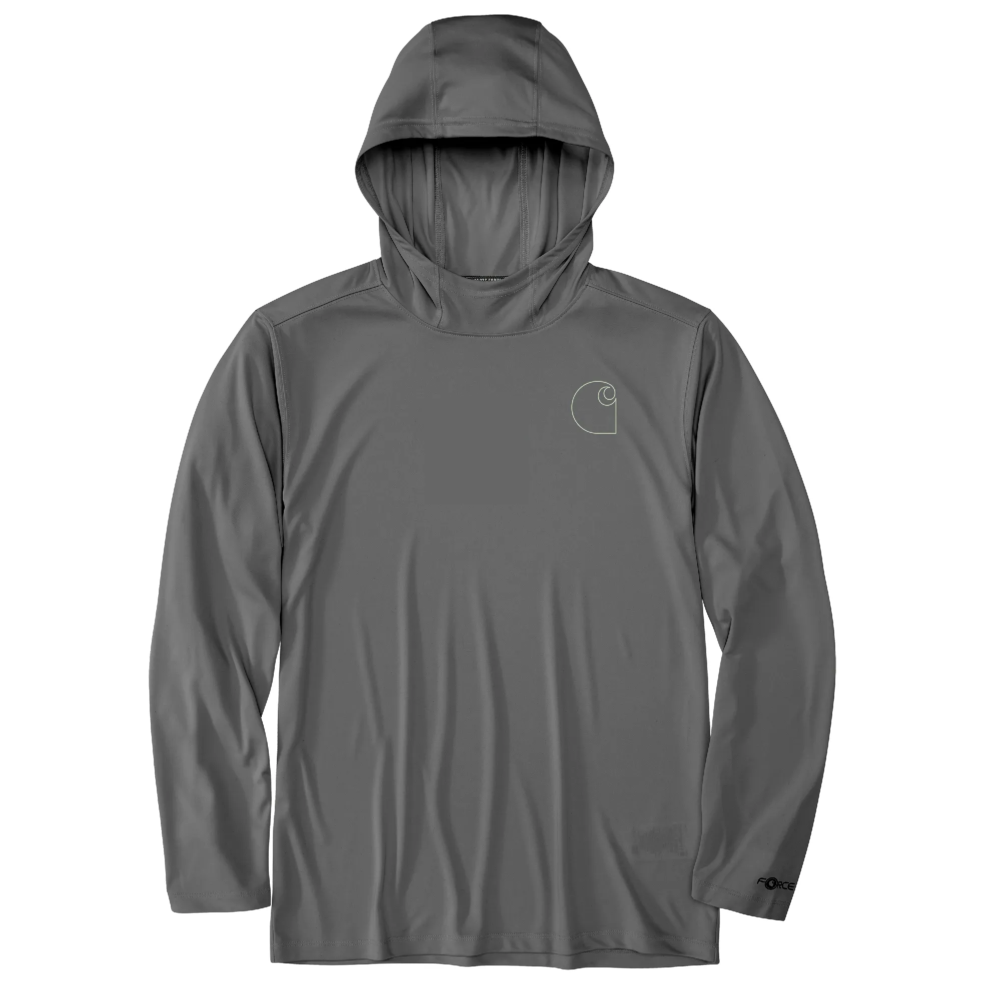 Clothing_Carhartt_Tops Men's Force Sun Defender Lightweight Long-Sleeve Hooded Logo Graphic T-Shirt