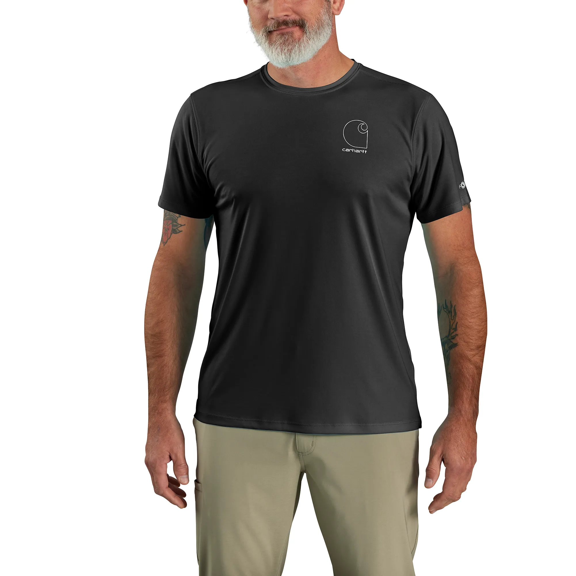 Clothing_Carhartt_Tops Men's Force Sun Defender Lightweight Short-Sleeve Logo Graphic T-Shirt