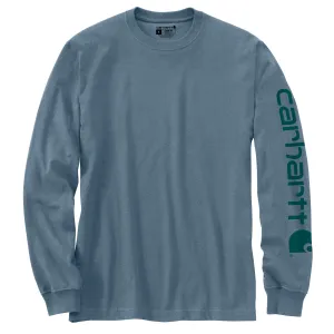 Clothing_Carhartt_Tops Men's Loose Fit Heavyweight Long-Sleeve Logo Sleeve Graphic T-Shirt