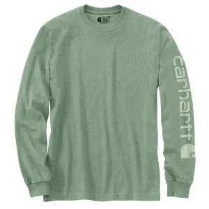 Clothing_Carhartt_Tops Men's Loose Fit Heavyweight Long-Sleeve Logo Sleeve Graphic T-Shirt