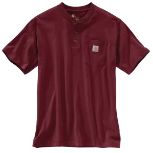 Clothing_Carhartt_Tops Men's Loose Fit Heavyweight Short-Sleeve Pocket Henley T-Shirt