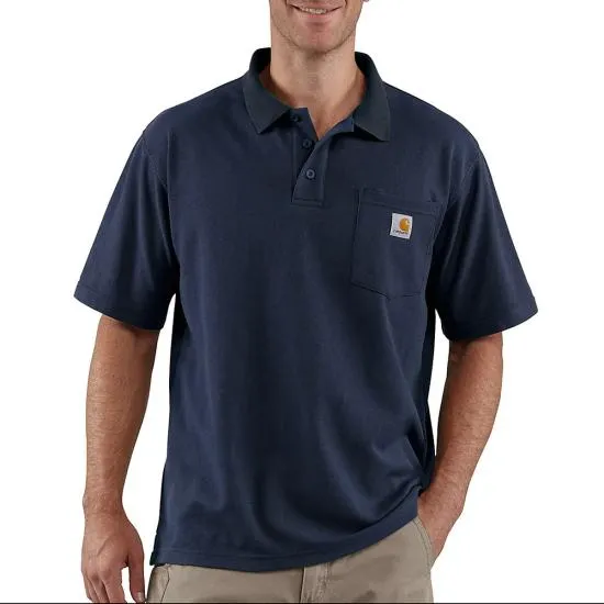 Clothing_Carhartt_Tops Men's Loose Fit Midweight Short-Sleeve Pocket Polo Shirt