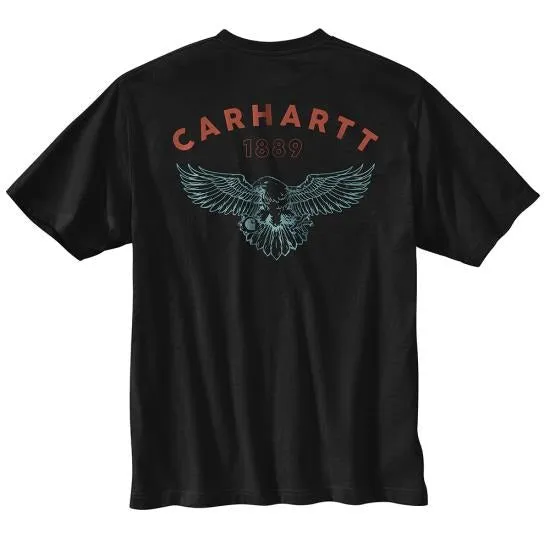 Clothing_Carhartt_Tops Men's Relaxed Fit Lightweight Short-Sleeve Pocket Eagle Graphic T-Shirt