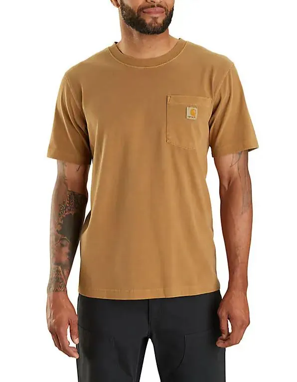 Clothing_Carhartt_Tops Relaxed Fit Lightweight Short-Sleeve Garment Dyed Pocket T-Shirt