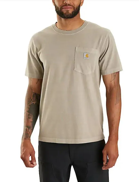 Clothing_Carhartt_Tops Relaxed Fit Lightweight Short-Sleeve Garment Dyed Pocket T-Shirt