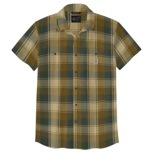 Clothing_Carhartt_Tops Rugged Flex Relaxed Fit Lightweight Short-Sleeve Plaid Shirt