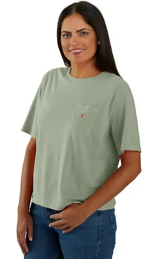Clothing_Carhartt_Tops Women's Tencel Fiber Series Loose Fit Short-Sleeve Crewneck T-Shirt