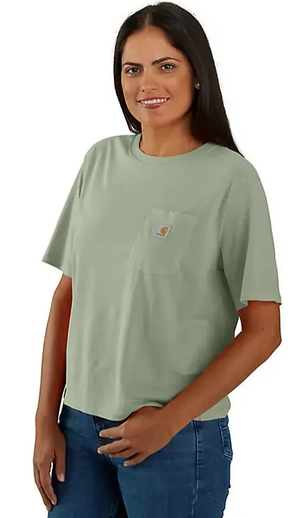 Clothing_Carhartt_Tops Women's Tencel Fiber Series Loose Fit Short-Sleeve Crewneck T-Shirt