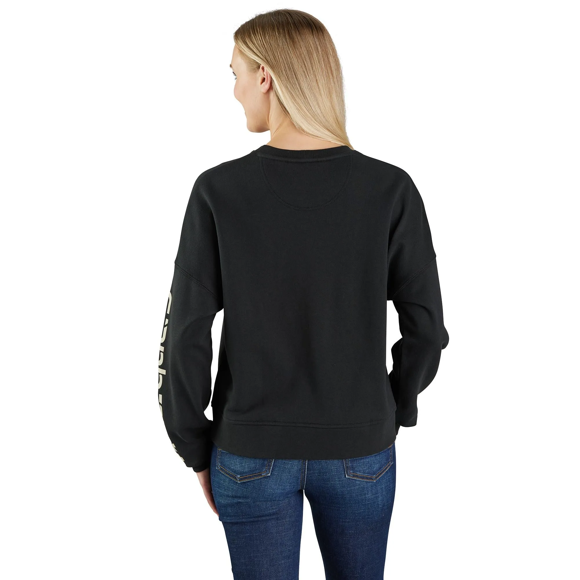 Clothing_Carhartt_Tops Women's TENCEL Fiber Series Loose Fit Sleeve Graphic Sweatshirt