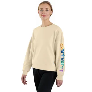 Clothing_Carhartt_Tops Women's TENCEL Fiber Series Loose Fit Sleeve Graphic Sweatshirt