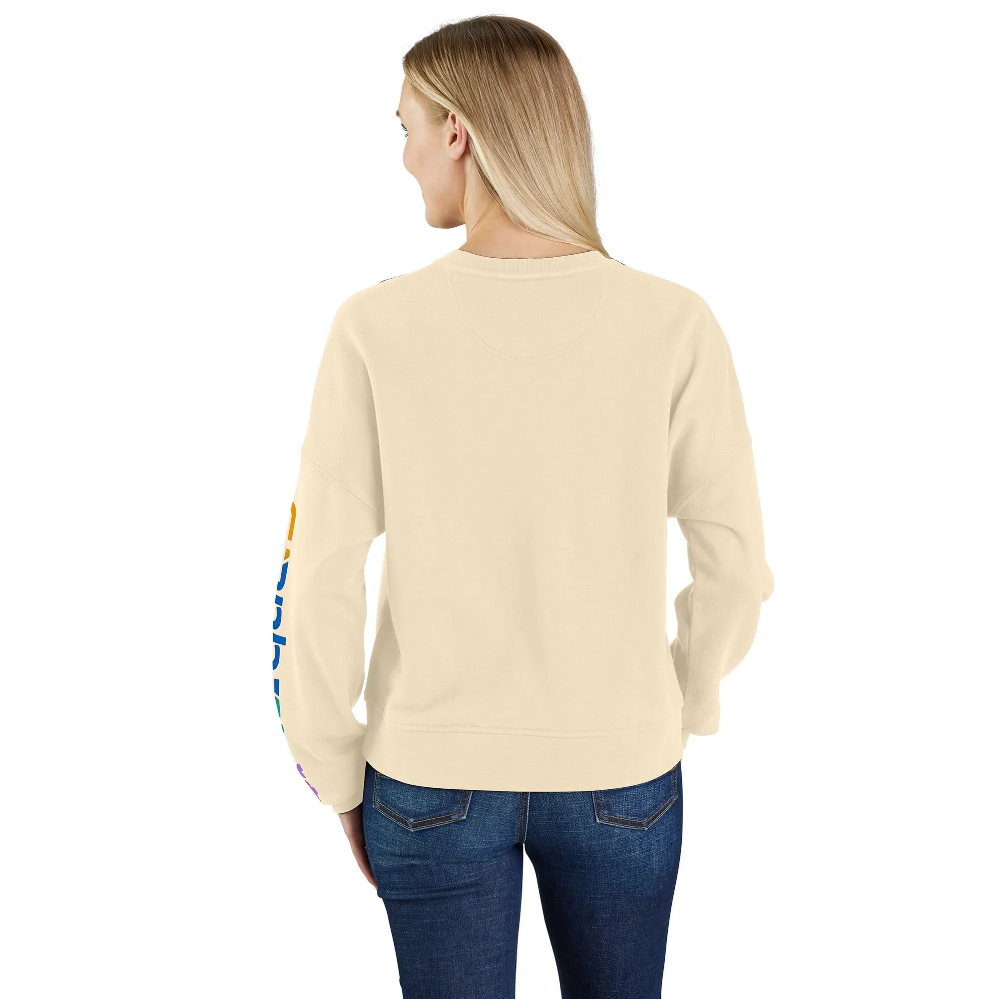 Clothing_Carhartt_Tops Women's TENCEL Fiber Series Loose Fit Sleeve Graphic Sweatshirt