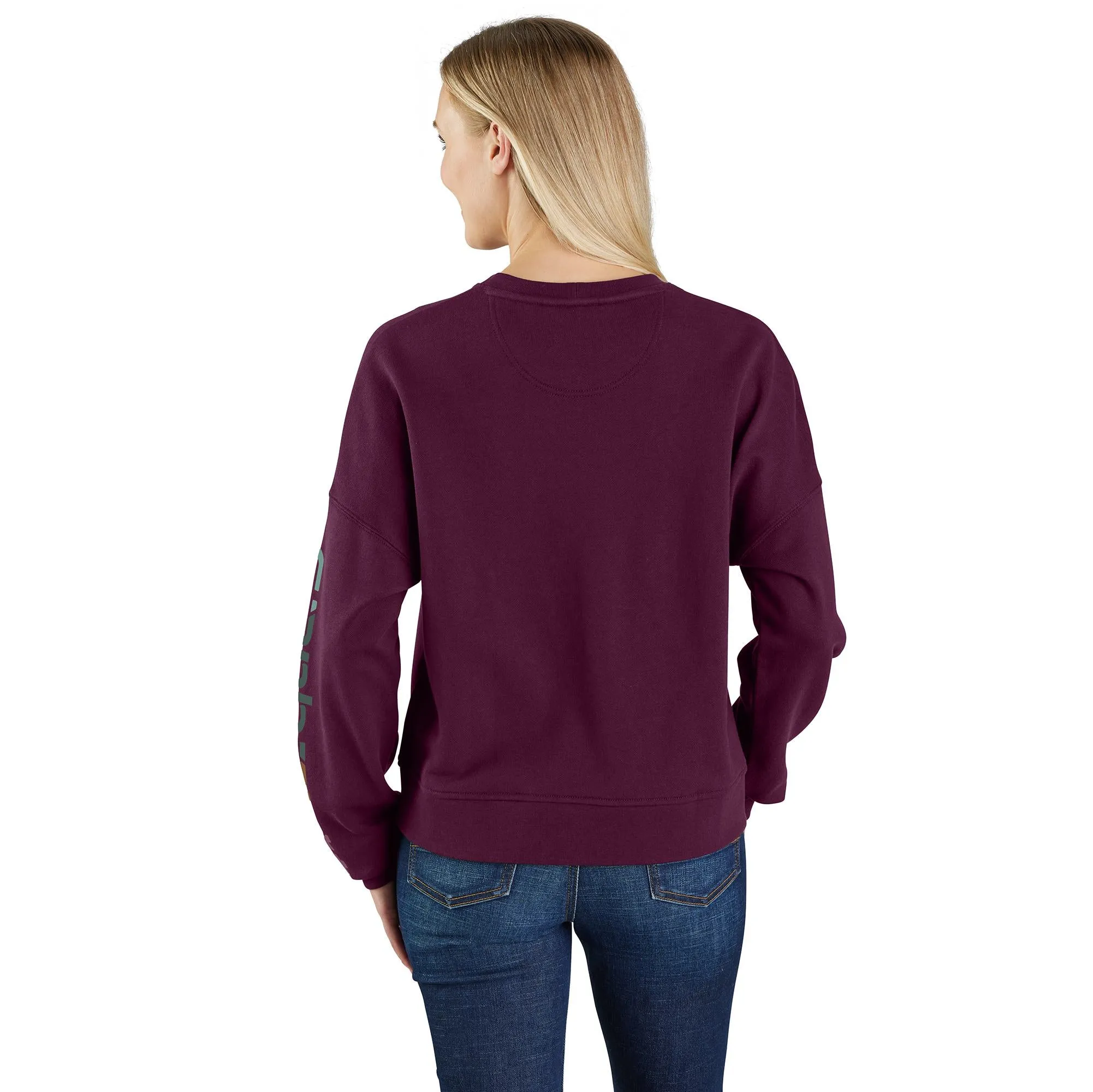 Clothing_Carhartt_Tops Women's TENCEL Fiber Series Loose Fit Sleeve Graphic Sweatshirt