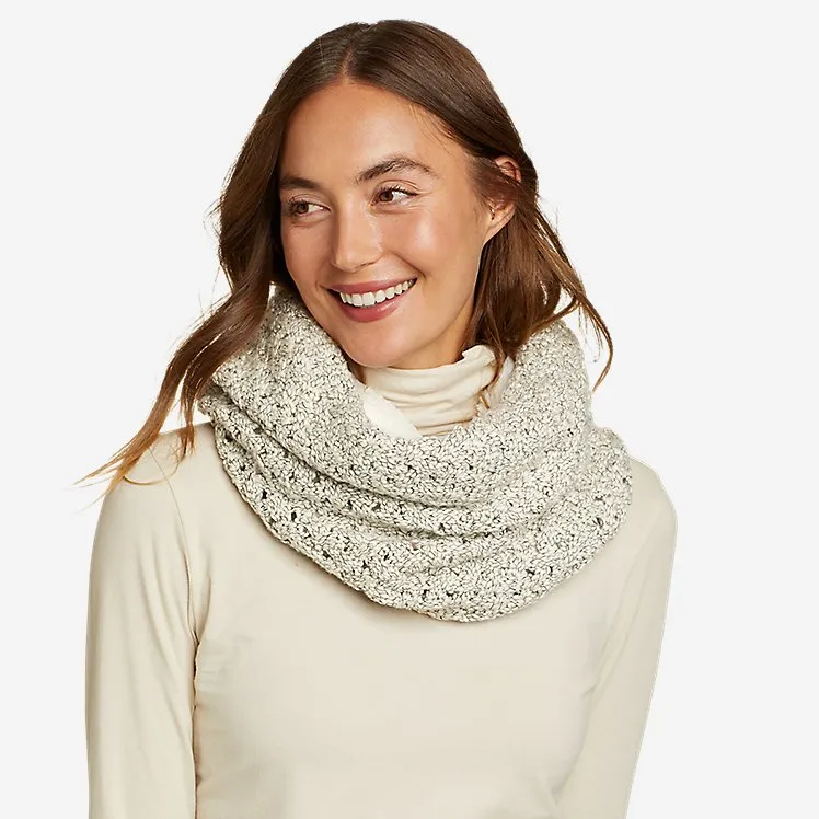 Eddie Bauer Women's Bellingham Fleece Cowl Scarf - Ivory Eddie Bauer