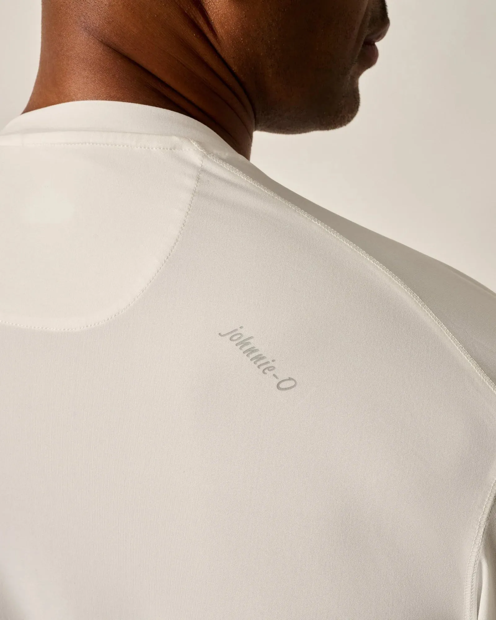 Johnnie-O Basin Prep-Formance Long Sleeve T-Shirt - White Johnnie-O Clothing
