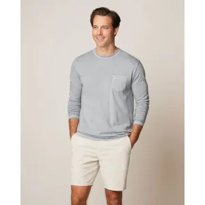 Johnnie-O Brennan 2.0 Long Sleeve T-Shirt - Steel* Johnnie-O Clothing