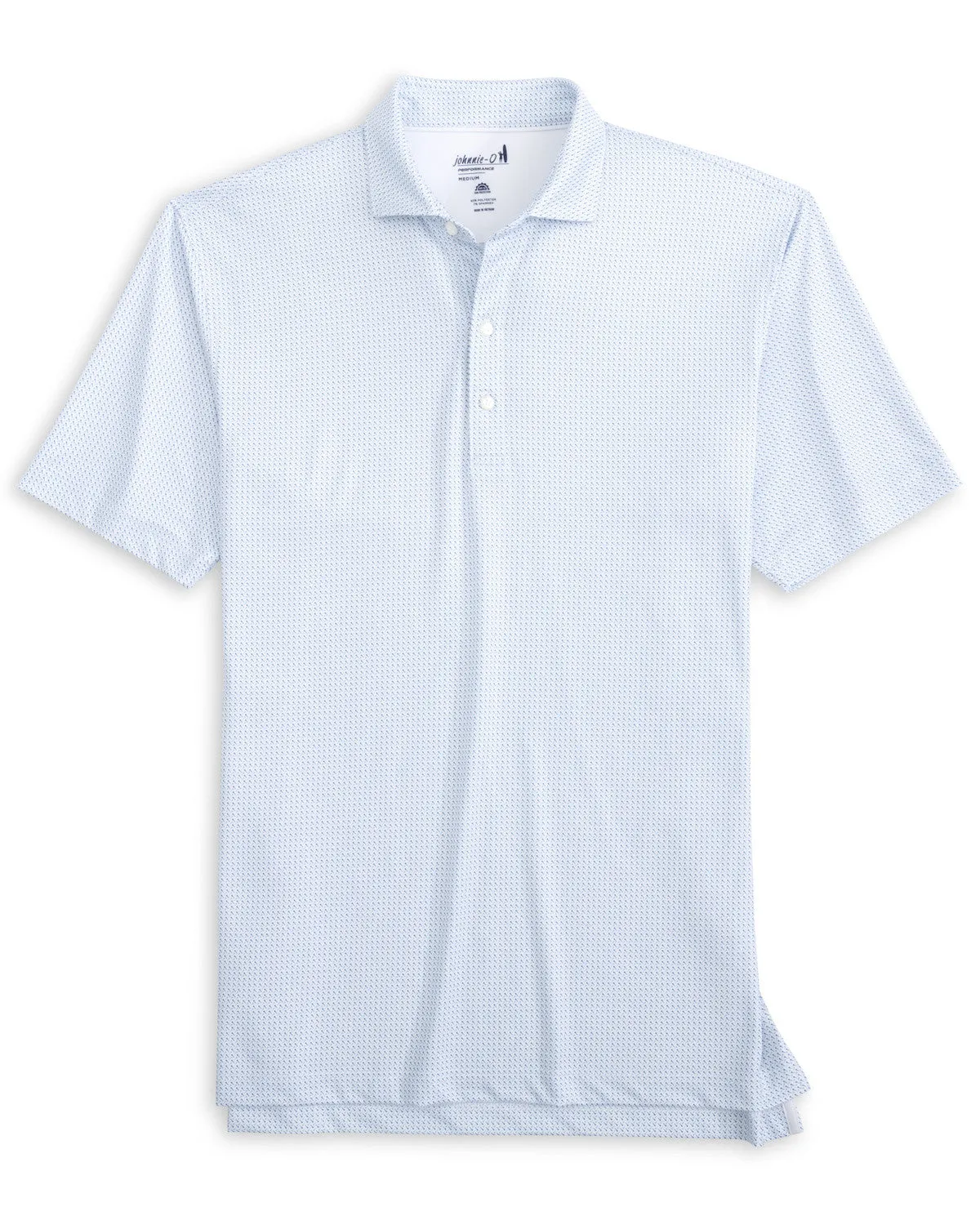 Johnnie-O Tee Time Prep-Formance Polo Shirt - Barrels Blue Johnnie-O Clothing