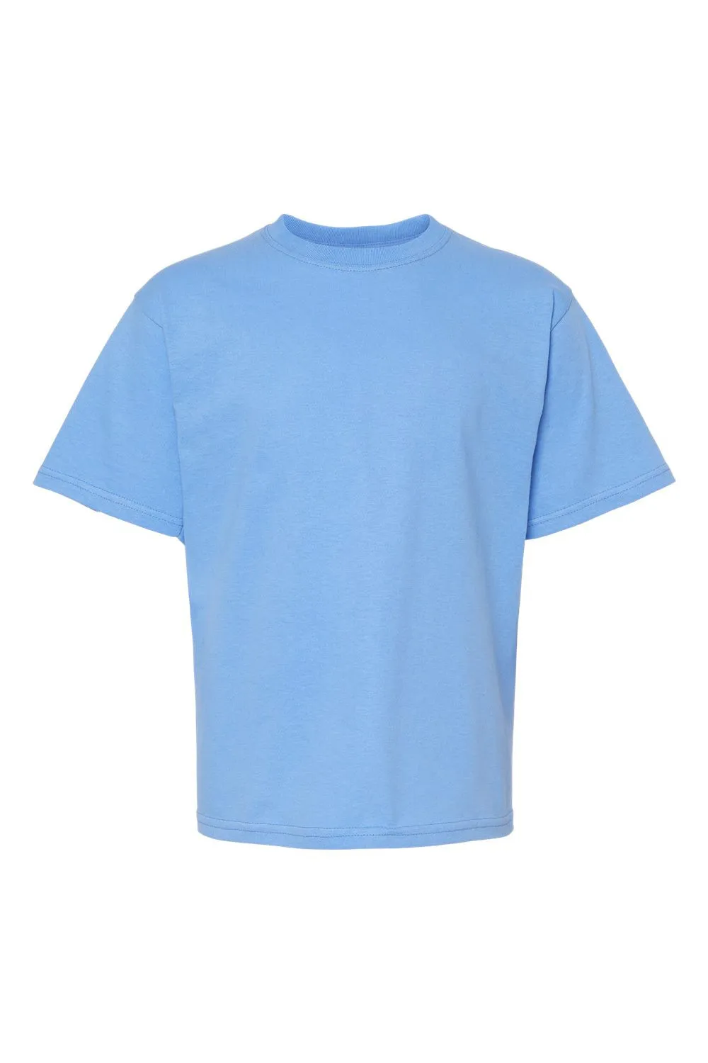 M&O Youth Gold Soft Touch Short Sleeve Crewneck T-Shirt - Carolina Blue Clothing M-O