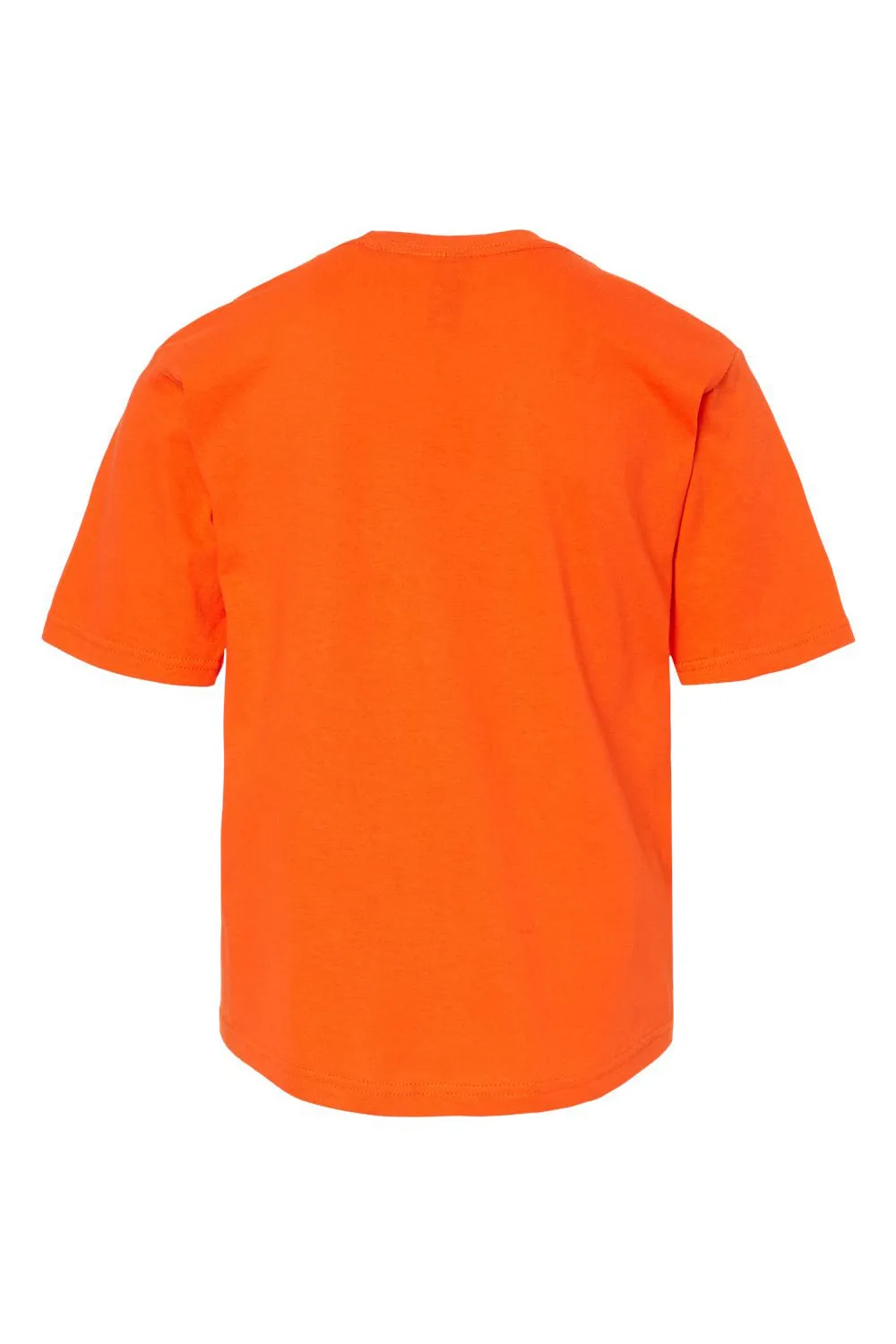 M&O Youth Gold Soft Touch Short Sleeve Crewneck T-Shirt - Orange Clothing M-O