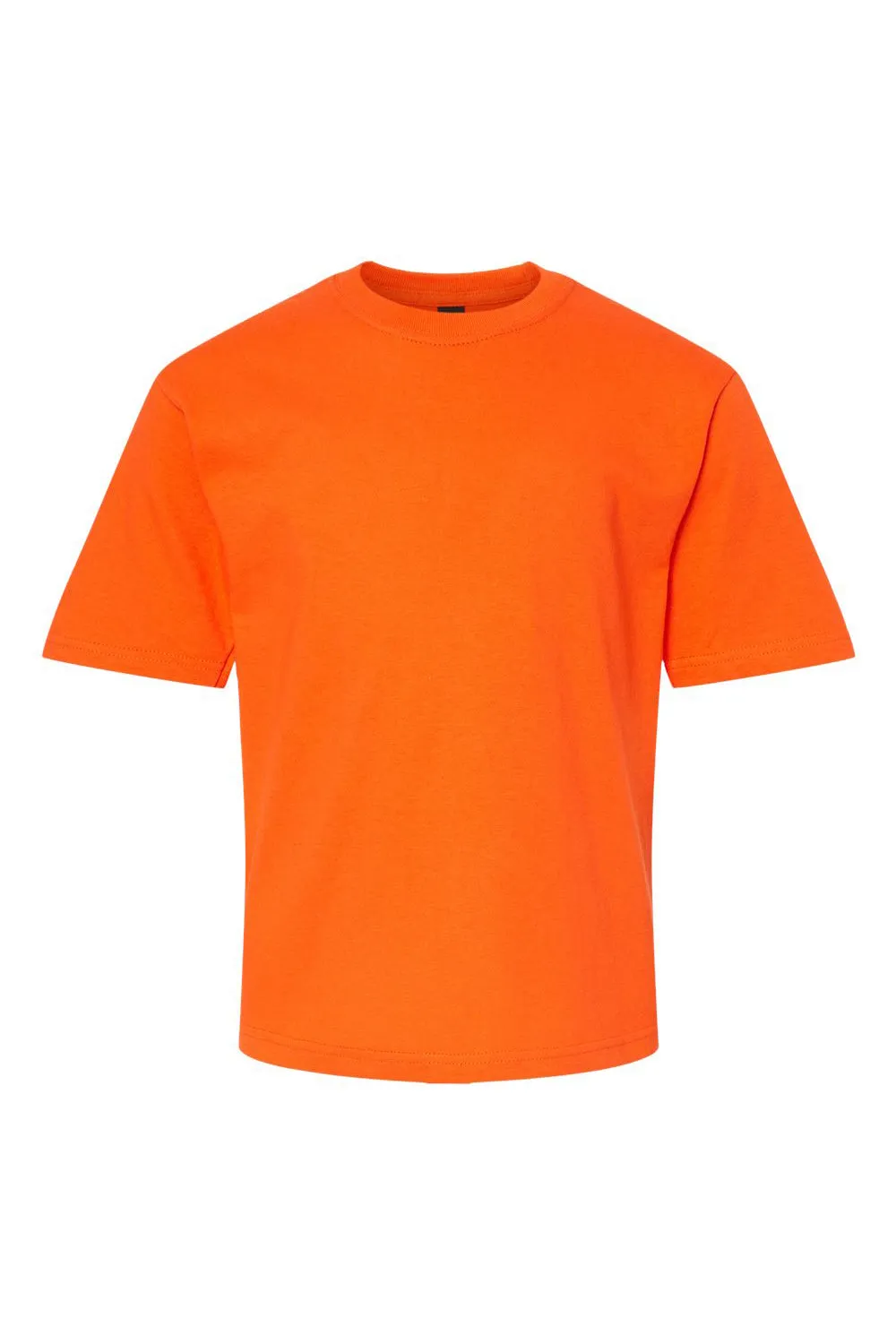 M&O Youth Gold Soft Touch Short Sleeve Crewneck T-Shirt - Orange Clothing M-O