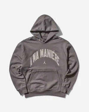 Men's A Ma Maniére Logo Hoodie Flat Pewter