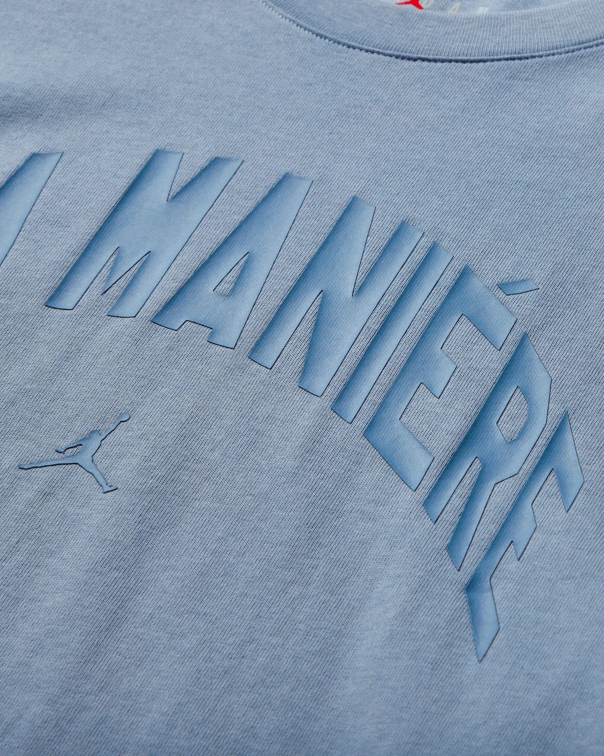 Men's A Ma Maniére Logo T-Shirt Light Armory Blue