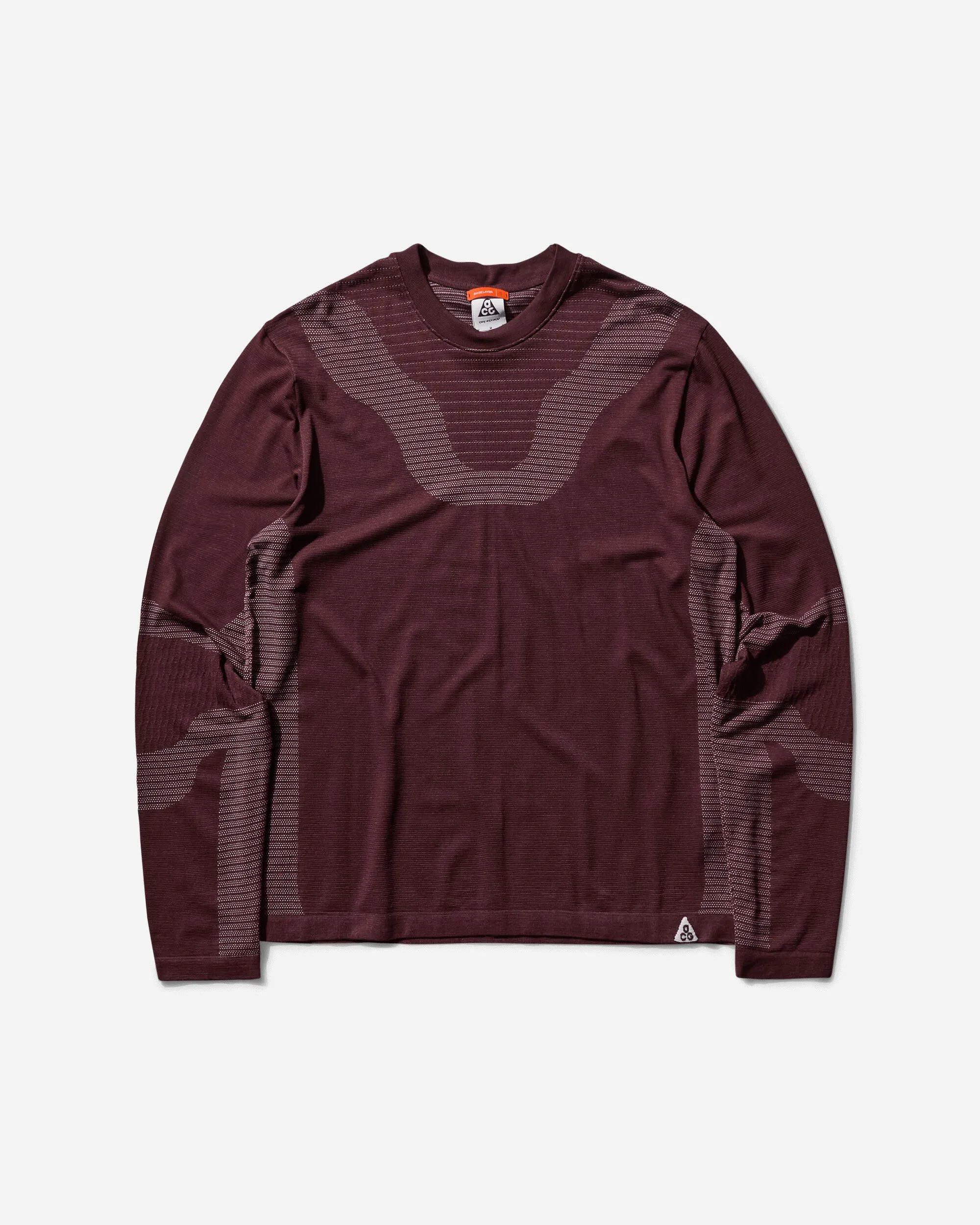 Men's ACG "Delta River" Dri-FIT ADV Longsleeve Base Layer Burgundy Crush