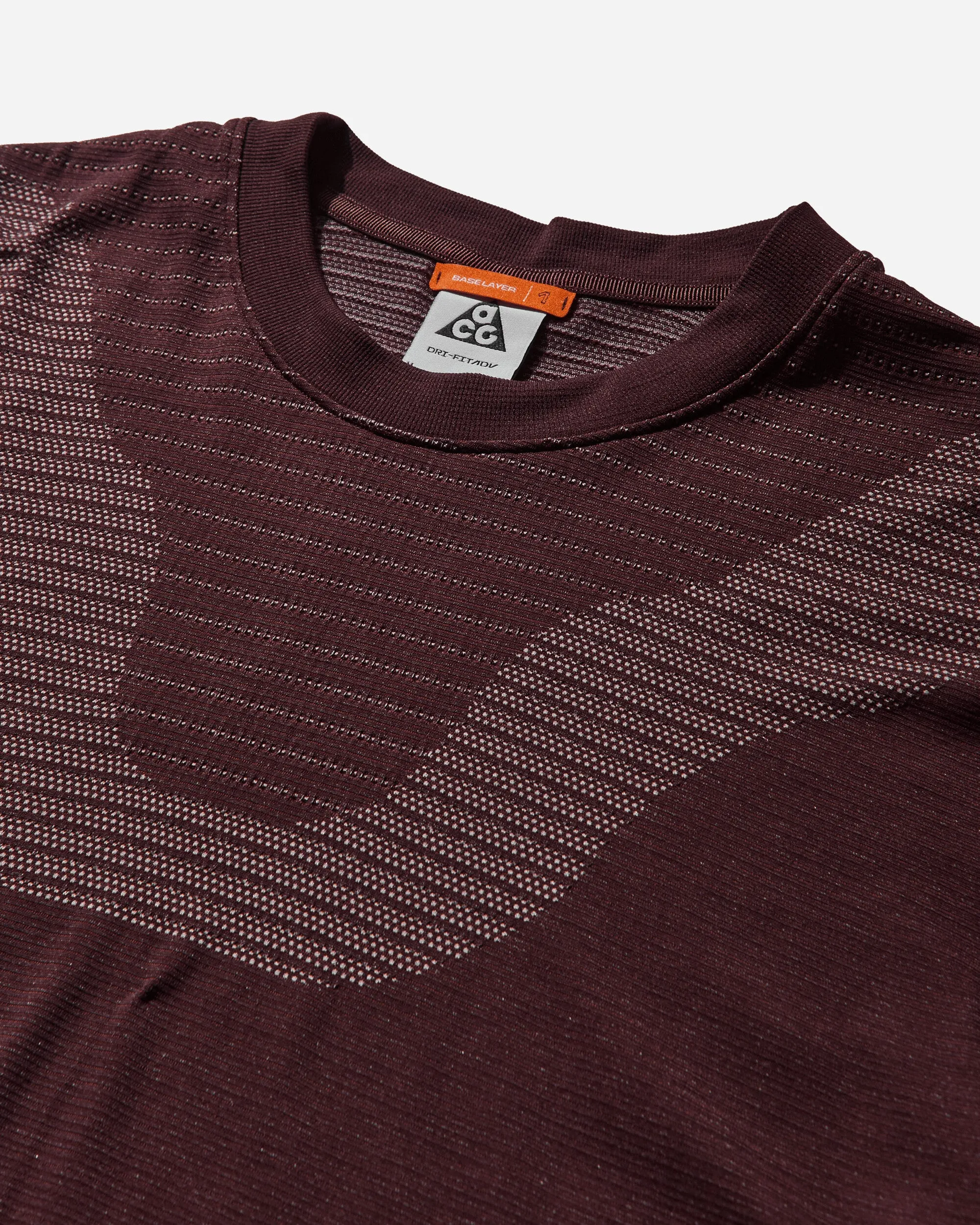 Men's ACG "Delta River" Dri-FIT ADV Longsleeve Base Layer Burgundy Crush