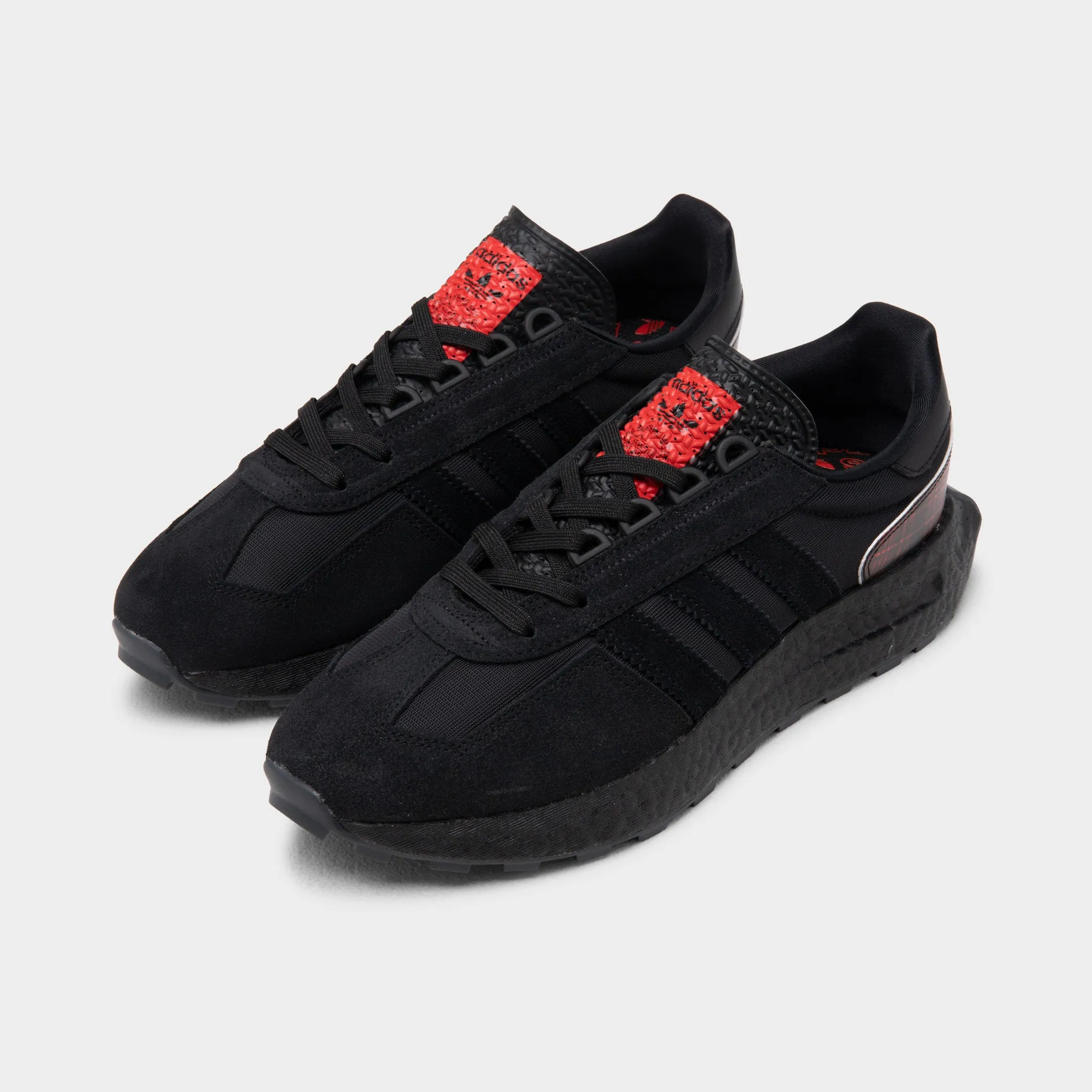 Mens Adidas adidas Originals Retropy E5 Core Black / Vivid Red - Core Black
