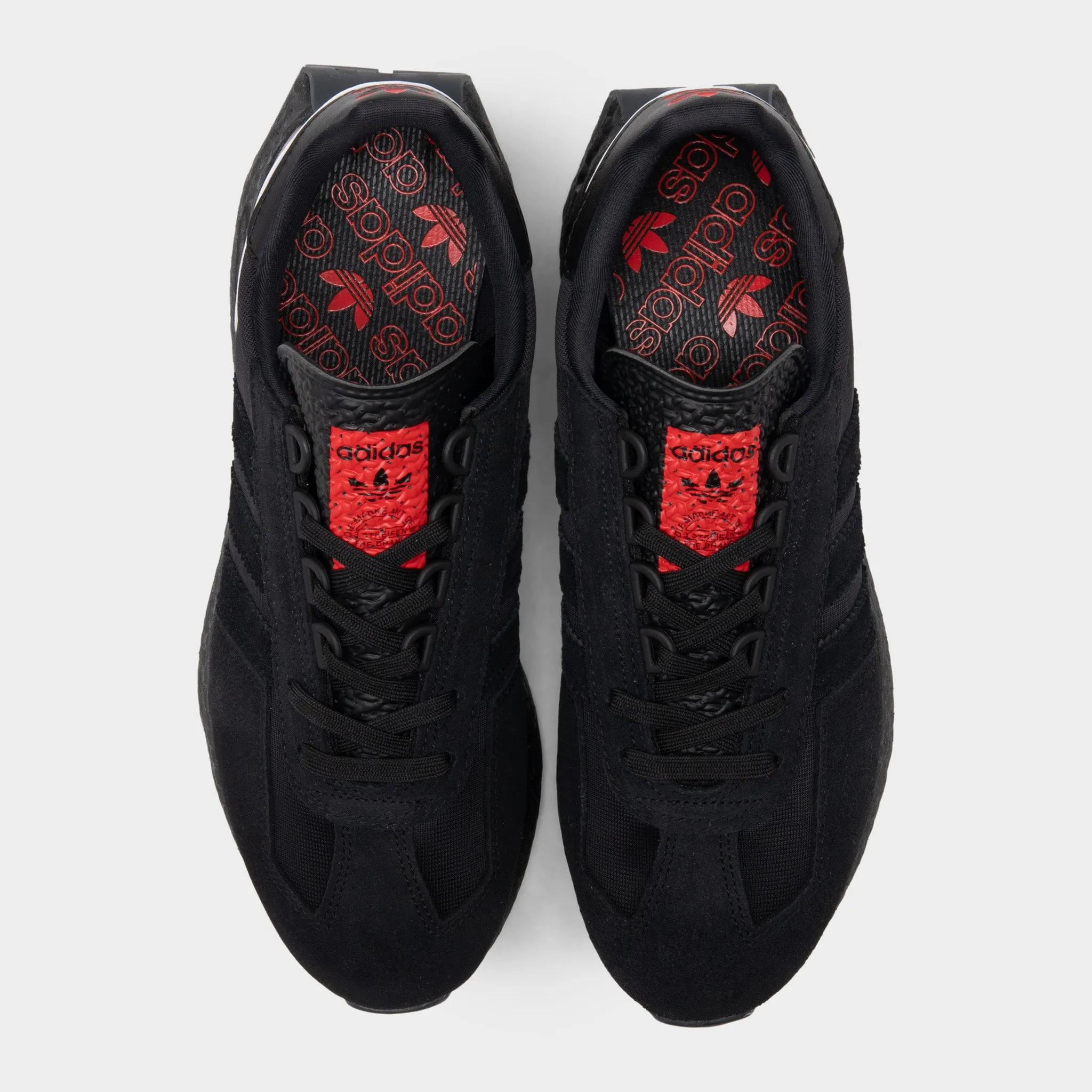 Mens Adidas adidas Originals Retropy E5 Core Black / Vivid Red - Core Black