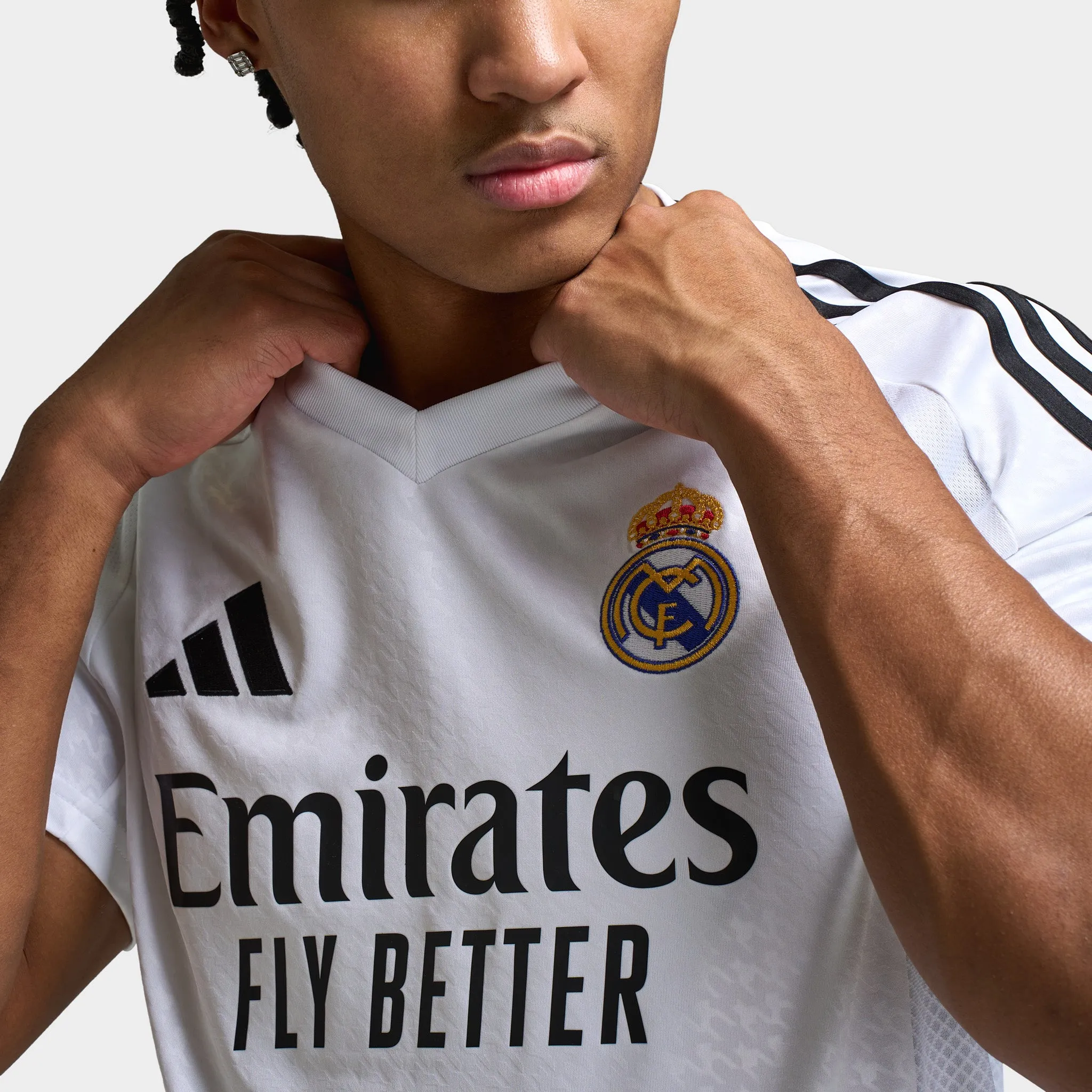 Mens Adidas adidas Real Madrid 24/25 Home Jersey / White