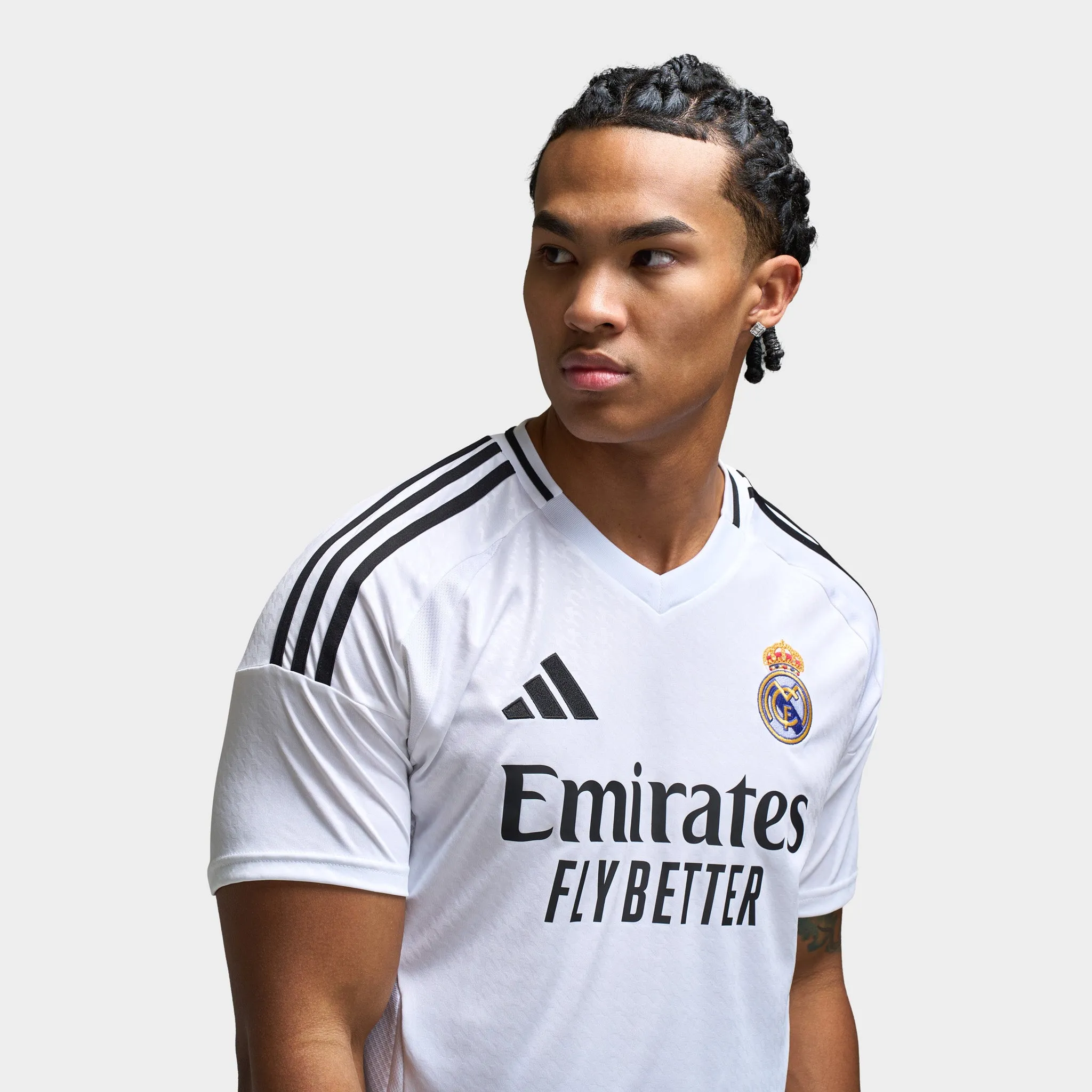 Mens Adidas adidas Real Madrid 24/25 Home Jersey / White