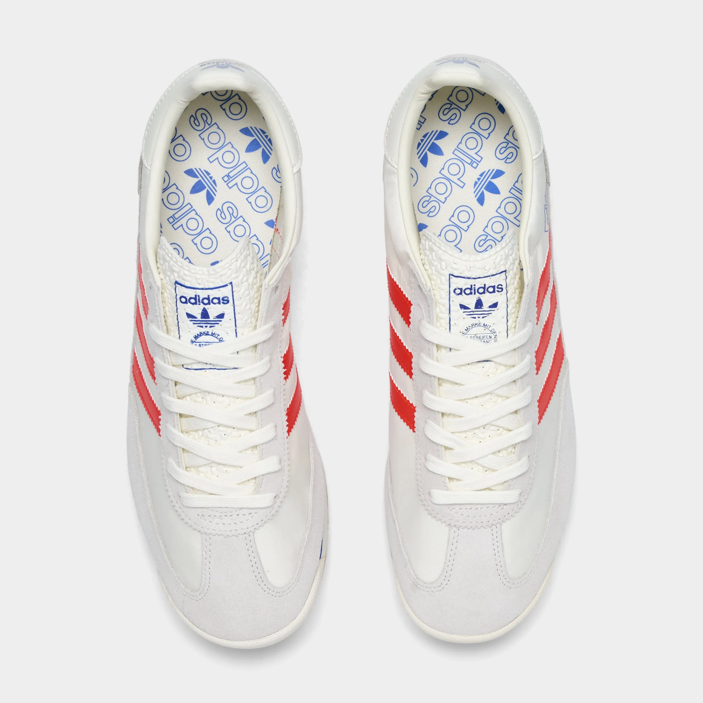 Mens Adidas adidas SL 72 RS White / Red - Blue