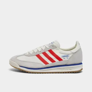 Mens Adidas adidas SL 72 RS White / Red - Blue