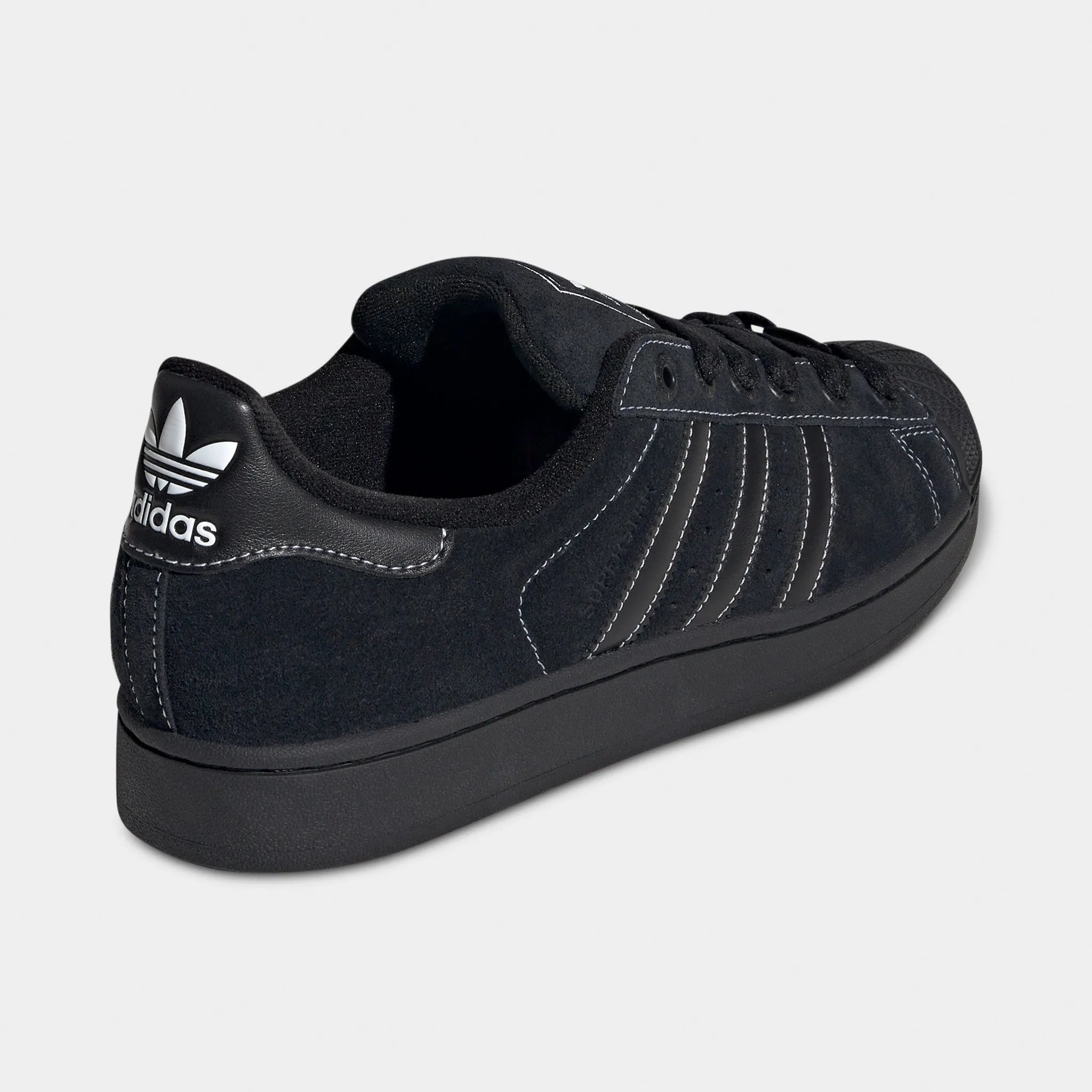 Mens Adidas adidas Superstar II Black / Black