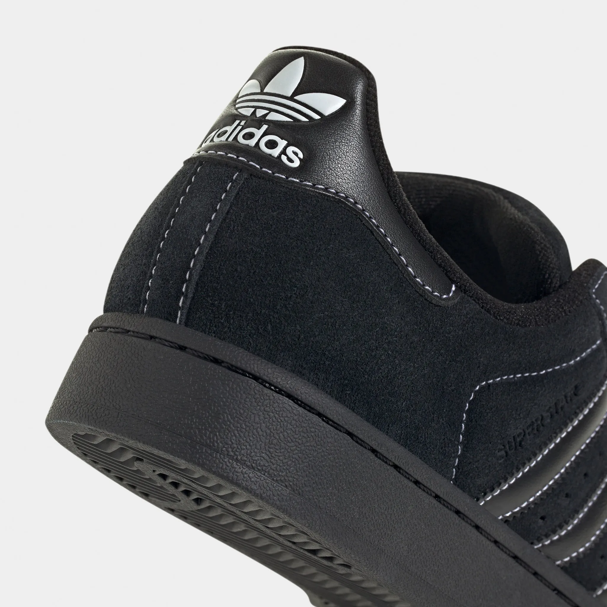 Mens Adidas adidas Superstar II Black / Black